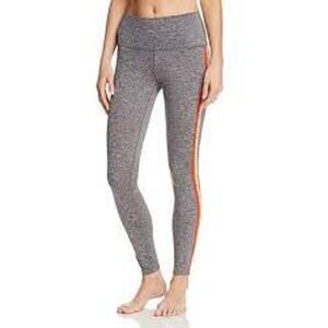 Spiritual Gangster Rainbow Stripe Legging High Waist Gray Size X-Small NWT